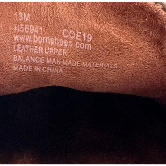 Born Men’s Brown Leather Casual Lace Up Oxford Shoes Comfortable H56941 Size 13M - Picture 9 of 13